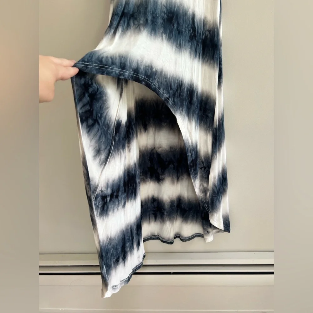Staring at Stars by Anthropologie TieDye Hi-Lo Maxi Dress Crocheted Neck, S - Picture 4 of 7